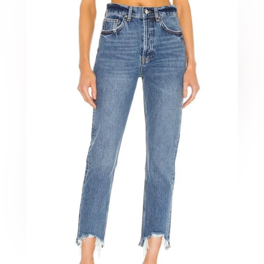 Anine Bing Sonya jeans with chewed hem